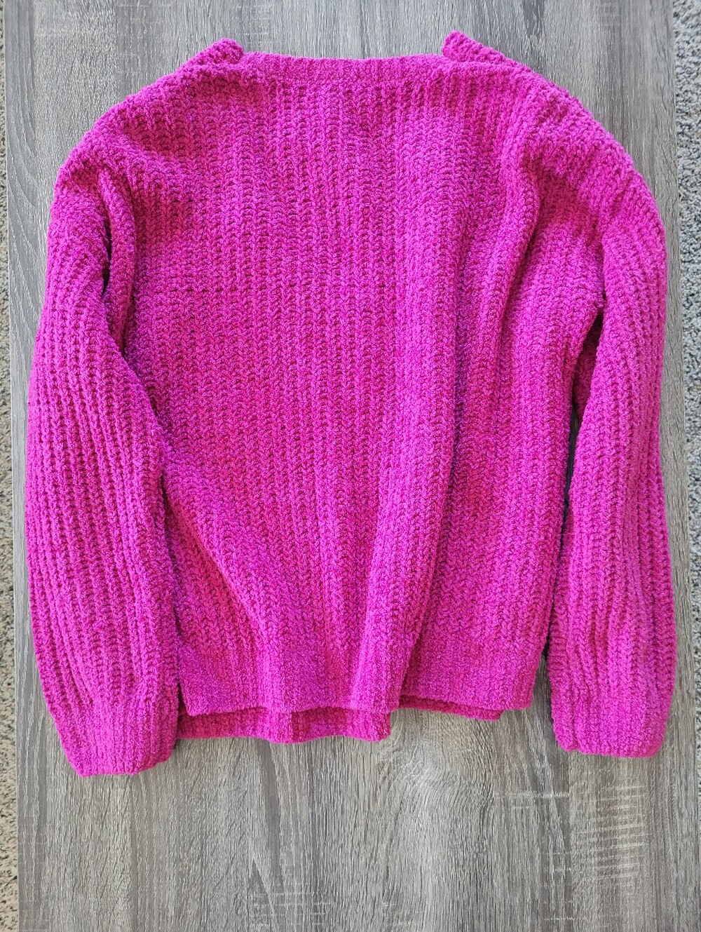 NWT Express Cozy Chenille Shaker Knit V-Neck Sweater - Picture 4 of 4
